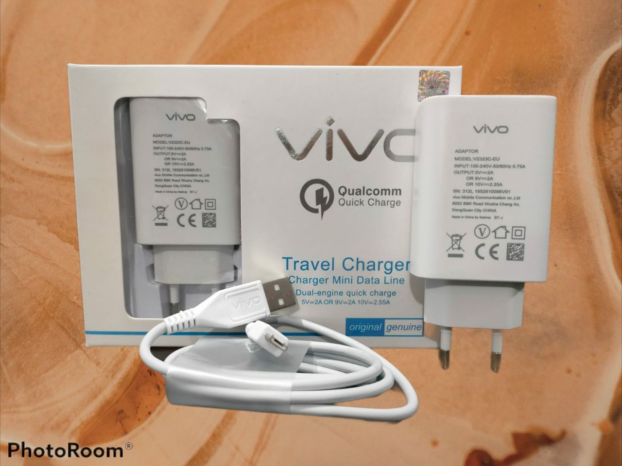 TRAVEL CHARGER VIVO V2323C-EU ORIGINAL BT TYPE C  USB